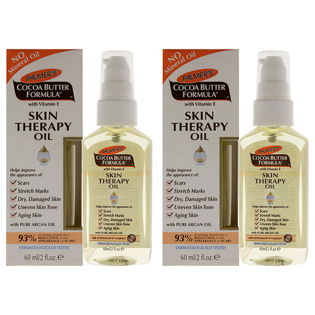 Cocoa Butter Skin Therapy Oil - Pack of 2 by Palmers for Unisex - 2 oz Oil