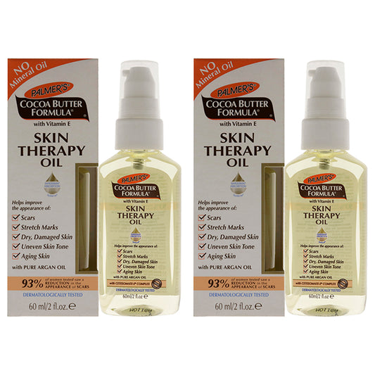 Cocoa Butter Skin Therapy Oil - Pack of 2 by Palmers for Unisex - 2 oz Oil