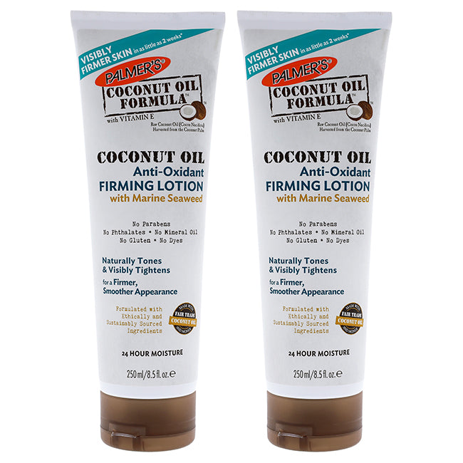 Coconut Oil Anti-Oxidant Firming Lotion - Pack of 2 by Palmers for Unisex - 8.5 oz Body Lotion