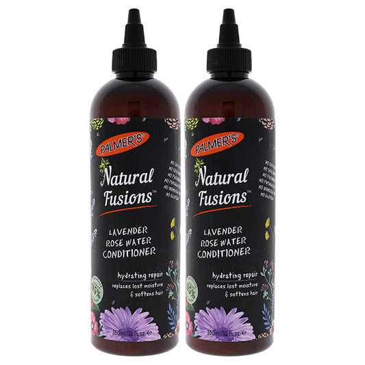Natural Fusions Lavender Rose Water Conditioner - Pack of 2 by Palmers for Unisex - 12 oz Conditioner