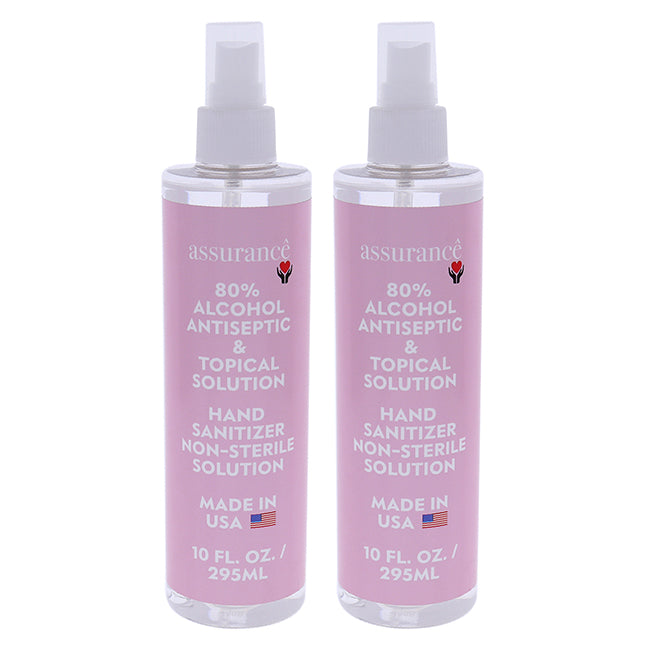 Hand Sanitizer Non-Sterile Solution by Assurance for Unisex - 10 oz Hand Sanitizer - Pack of 2