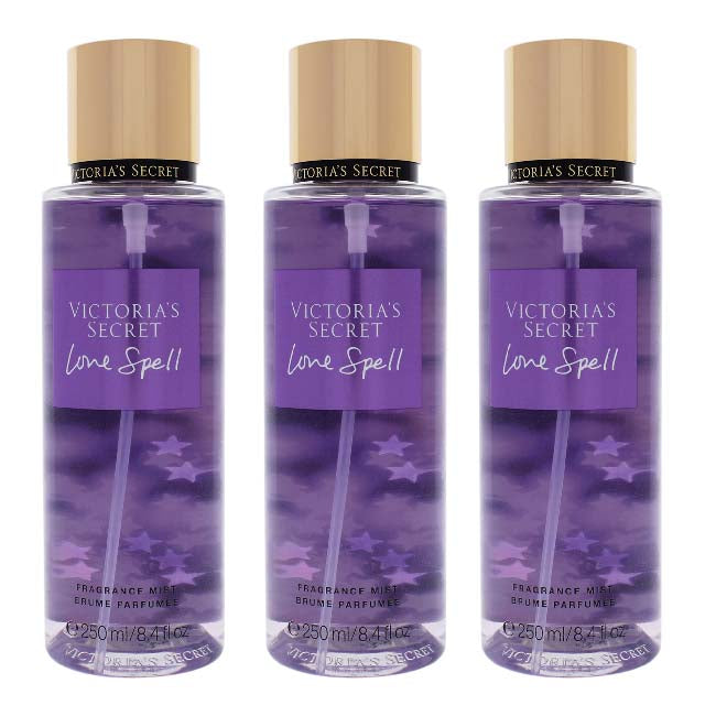 Love Spell by Victorias Secret for Women - 8.4 oz Fragrance Mist - Pack of 3