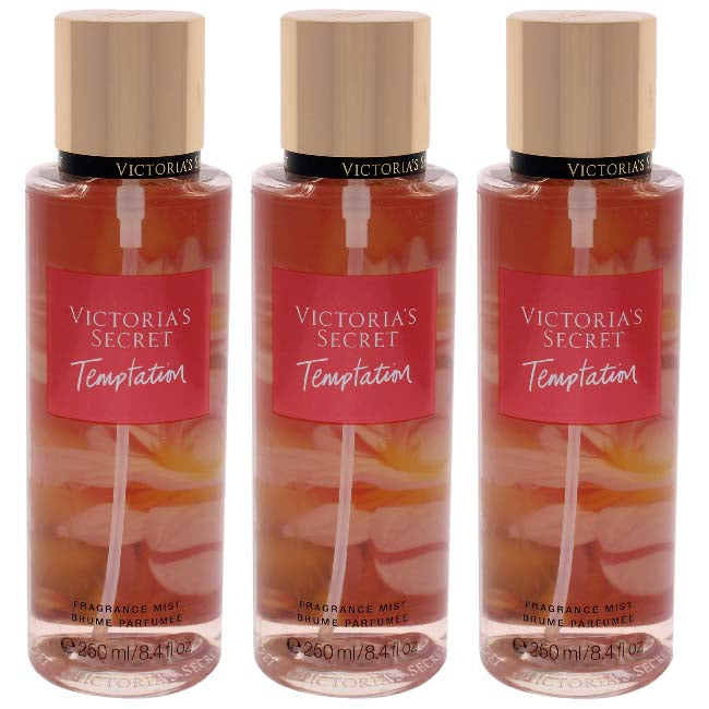 Temptation by Victorias Secret for Women - 8.4 oz Fragrance Mist - Pack of 3