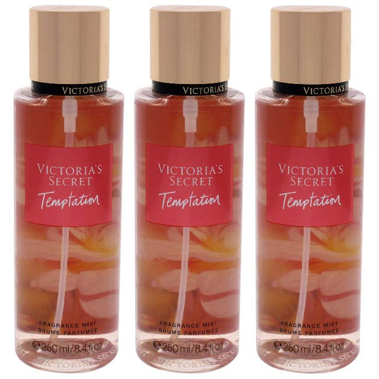 Temptation by Victorias Secret for Women - 8.4 oz Fragrance Mist - Pack of 3