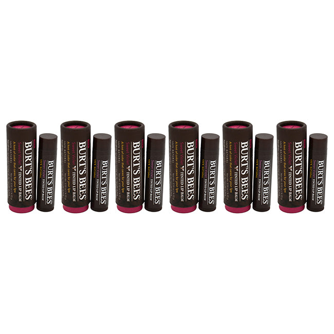 Burts Bees Tinted Lip Balm - Sweet Violet by Burts Bees for Women - 0.15 oz Lip Balm - Pack of 6