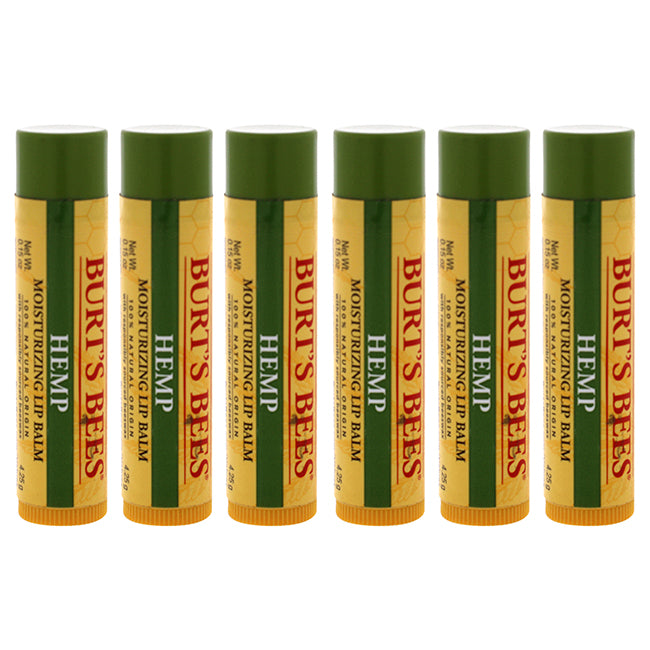 Hemp Moisturizing Lip Balm by Burts Bees for Unisex - 0.15 oz Lip Balm