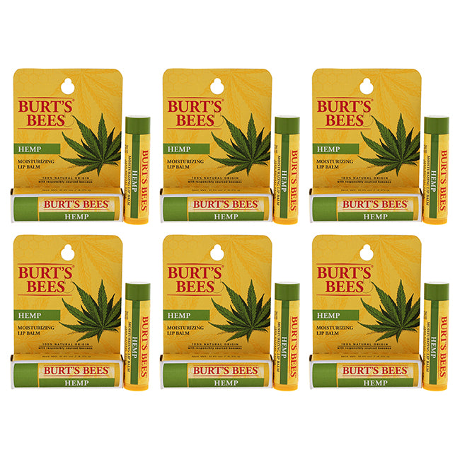 Hemp Moisturizing Lip Balm Blister by Burts Bees for Unisex - 0.15 oz Lip Balm