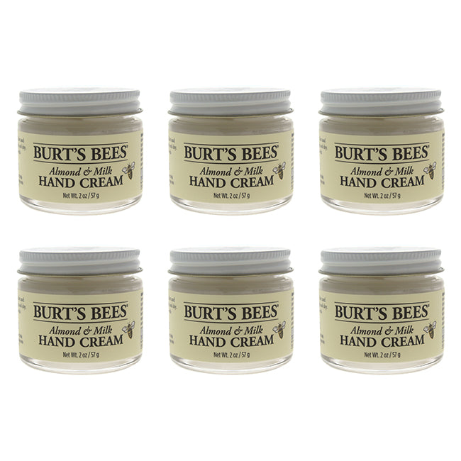 Almond and Milk Hand Cream by Burts Bees for Unisex - 2 oz Cream - Pack of 6