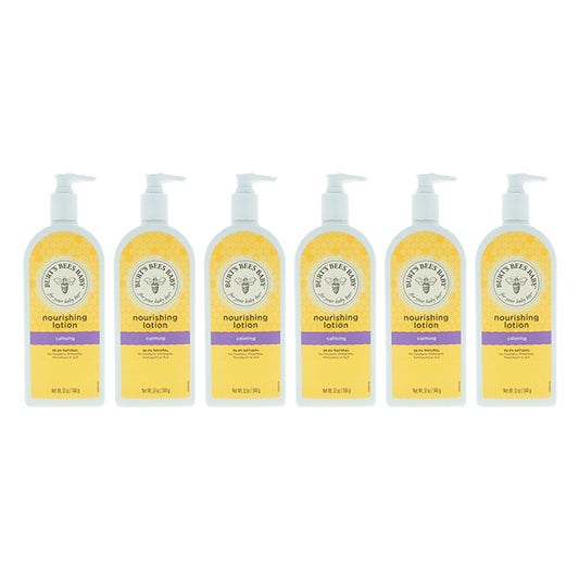 Baby Nourishing Lotion Calming by Burts Bees for Kids - 12 oz Lotion - Pack of 6