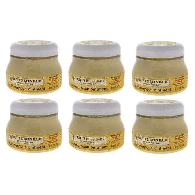 Baby Bee Multipurpose Ointment by Burts Bees for Unisex - 7.5 oz Ointment - Pack of 6