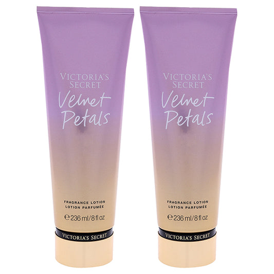 Velvet Petals Fragrance Lotion by Victorias Secret for Women - 8 oz Body Lotion - Pack of 2