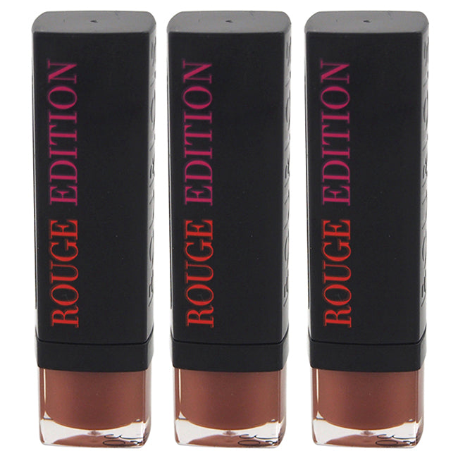 Rouge Edition - 39 Pretty In Nude by Bourjois for Women - 0.12 oz Lipstick - Pack of 3