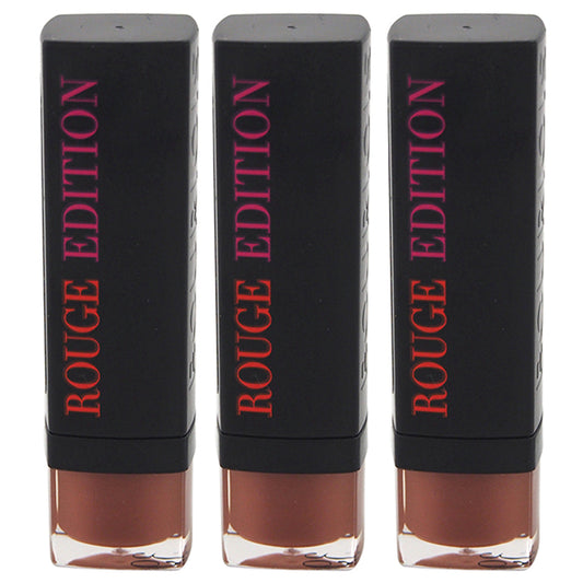 Rouge Edition - 39 Pretty In Nude by Bourjois for Women - 0.12 oz Lipstick - Pack of 3