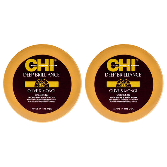 Deep Brilliance Smooth Edge High Shine and Firm Hold by CHI for Unisex - 1.9 oz Cream - Pack of 2