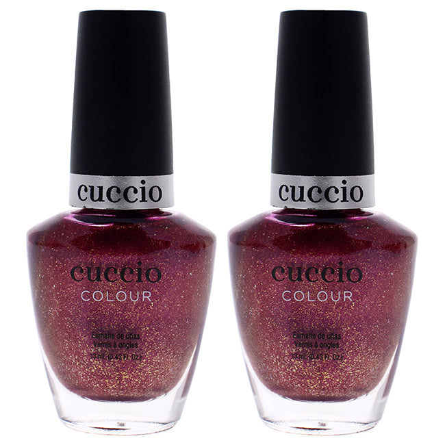Colour Nail Polish - Cheers To New Years by Cuccio Colour for Women - 0.43 oz Nail Polish - Pack of 2