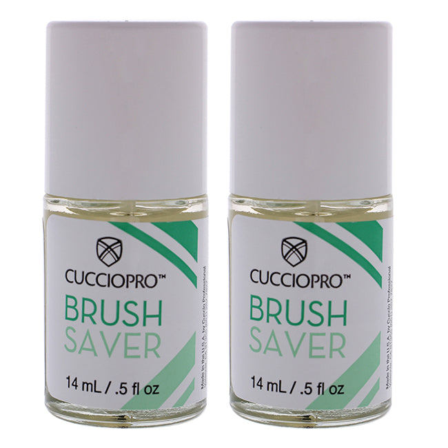 Brush Saver by Cuccio Pro for Women - 0.5 oz Cleaner - Pack of 2