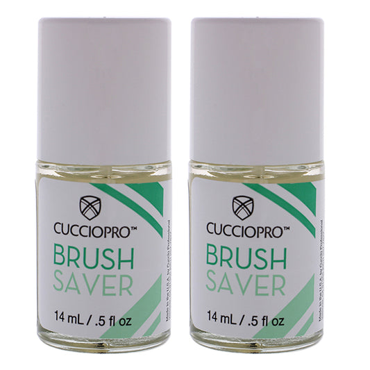 Brush Saver by Cuccio Pro for Women - 0.5 oz Cleaner - Pack of 2