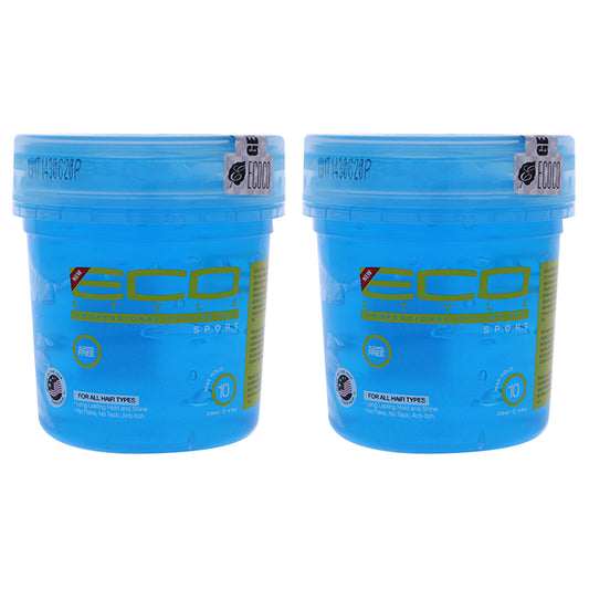 Eco Style Gel - Sport by Ecoco for Unisex - 8 oz Gel - Pack of 2