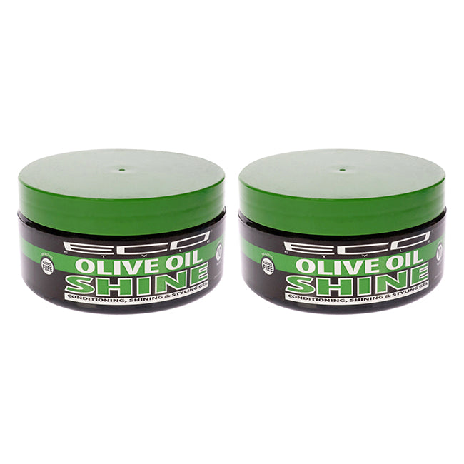 Eco Shine Gel - Olive Oil by Ecoco for Unisex - 8 oz Gel - Pack of 2