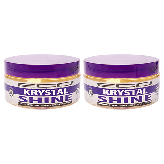 Eco Shine Gel - Krystal by Ecoco for Unisex - 8 oz Gel - Pack of 2