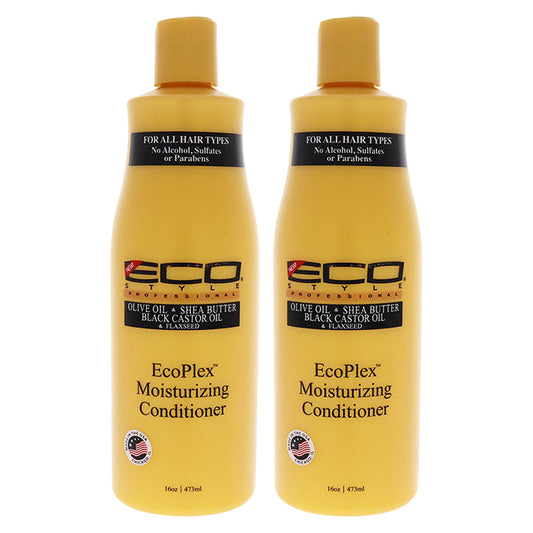 Eco Style EcoPlex Moisturising Conditioner by Ecoco for Unisex - 16 oz Conditioner - Pack of 2