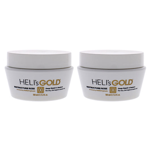 Restructure Masque by Helis Gold for Unisex - 3.3 oz Masque - Pack of 2