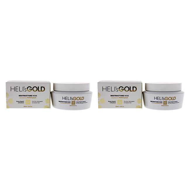 Restructure Masque by Helis Gold for Unisex - 8.4 oz Masque - Pack of 2
