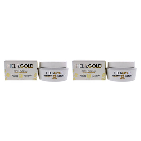 Restructure Masque by Helis Gold for Unisex - 8.4 oz Masque - Pack of 2