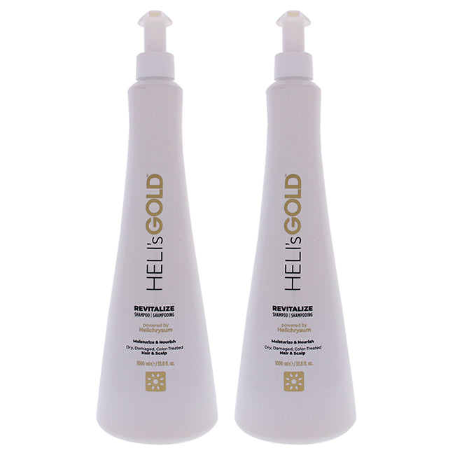 Revitalize Shampoo by Helis Gold for Unisex - 33.8 oz Shampoo - Pack of 2