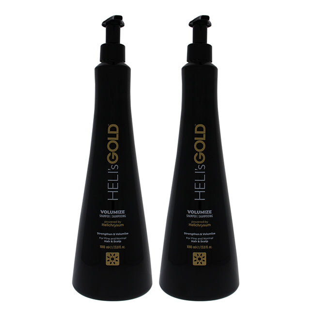 Volumize Shampoo by Helis Gold for Unisex - 33.8 oz Shampoo - Pack of 2