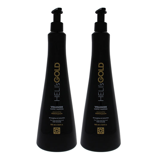 Volumize Shampoo by Helis Gold for Unisex - 33.8 oz Shampoo - Pack of 2