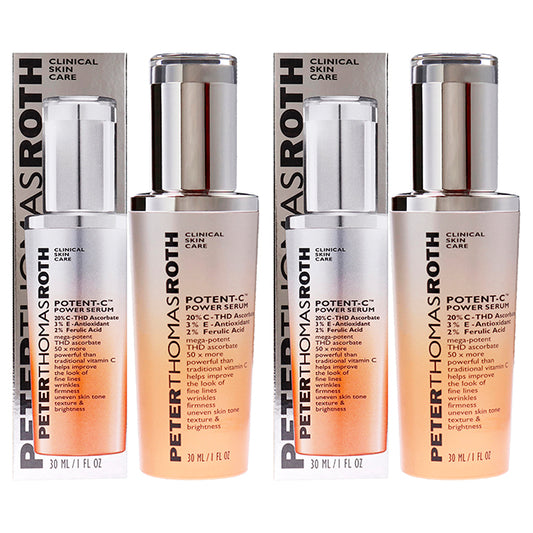 Potent-C Power Serum by Peter Thomas Roth for Unisex - 1 oz Serum - Pack of 2