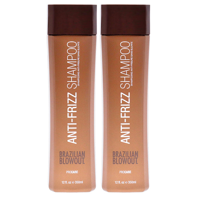 Acai Anti Frizz Shampoo by Brazilian Blowout for Unisex - 12 oz Shampoo - Pack of 2