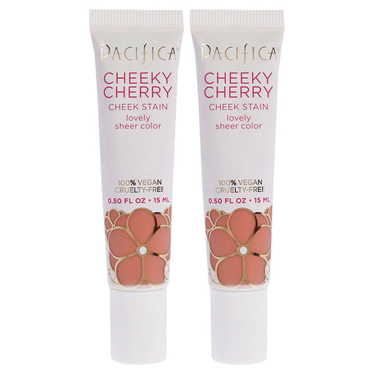 Cheeky Cherry Cheek Stain - Sweet Cherry by Pacifica for Women - 0.50 oz Blush - Pack of 2