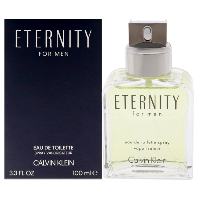 Eternity by Calvin Klein for Men - 3.3 oz EDT Spray
