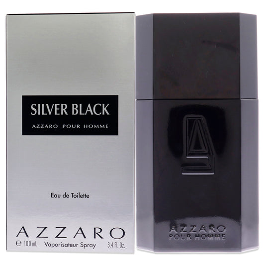 Silver Black by Azzaro for Men - 3.4 oz EDT Spray