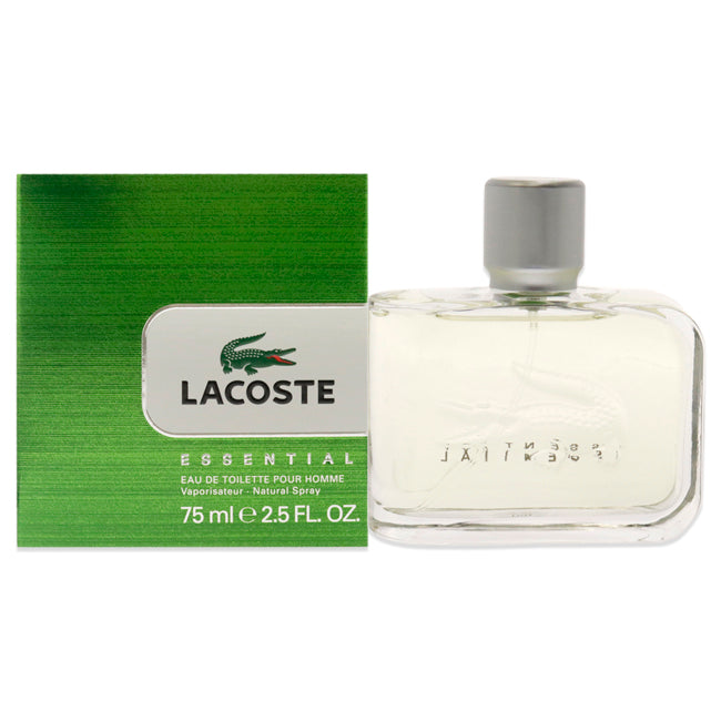 Lacoste Essential by Lacoste for Men - 2.5 oz EDT Spray
