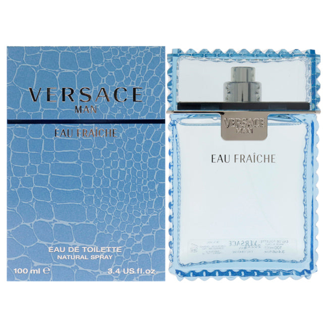 Versace Man Eau Fraiche by Versace for Men - 3.4 oz EDT Spray