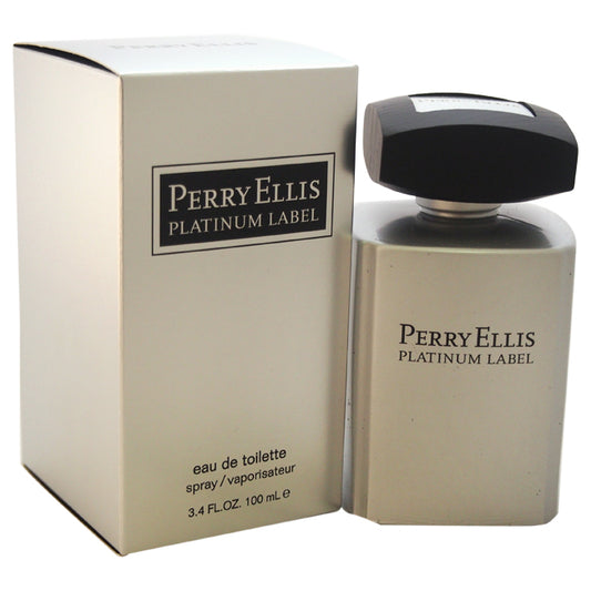 Perry Ellis Platinum Label by Perry Ellis for Men - 3.4 oz EDT Spray