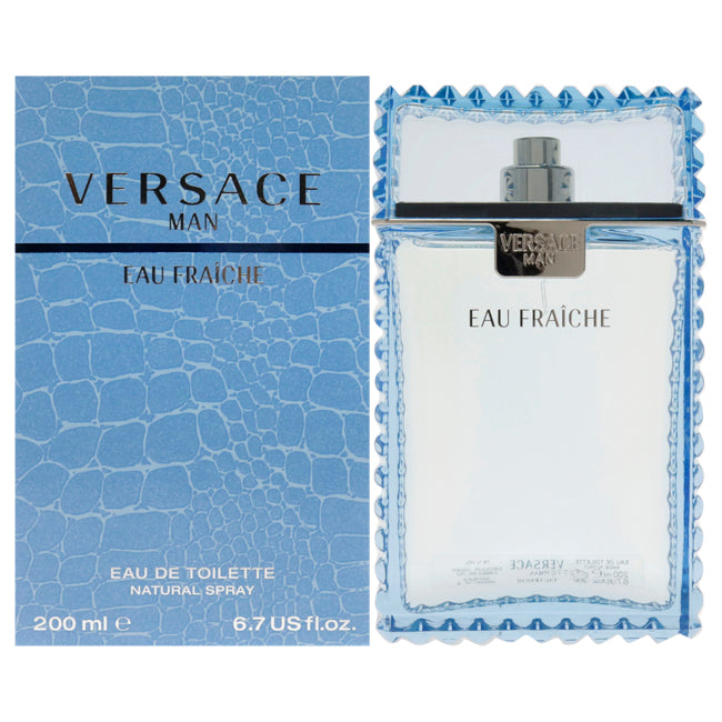 Versace Man Eau Fraiche by Versace for Men - 6.7 oz EDT Spray