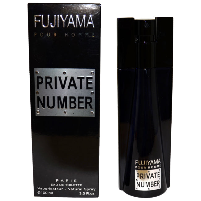Fujiyama Private Number by Succes De Paris for Men - 3.3 oz EDT Spray