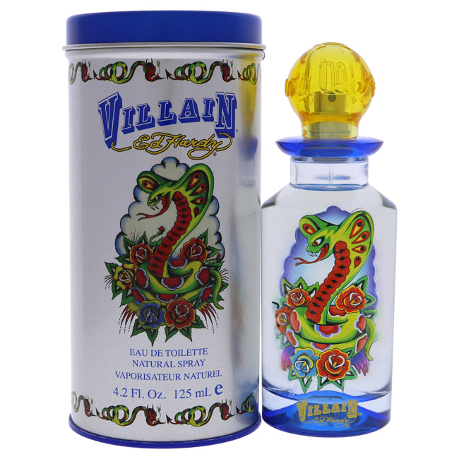 Ed Hardy Villain by Christian Audigier for Men - 4.2 oz EDT Spray
