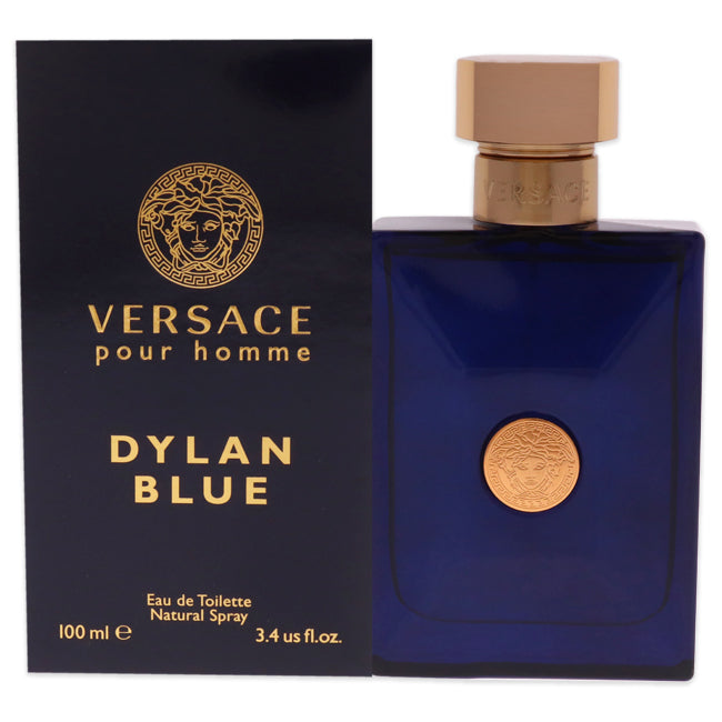 Dylan Blue by Versace for Men - 3.4 oz EDT Spray