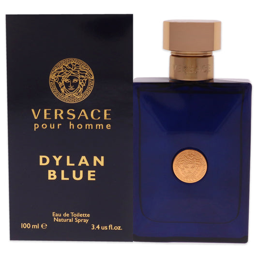 Dylan Blue by Versace for Men - 3.4 oz EDT Spray