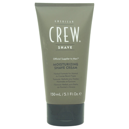 Moisturizing Shave Cream by American Crew for Men - 5.1 oz Shave Cream