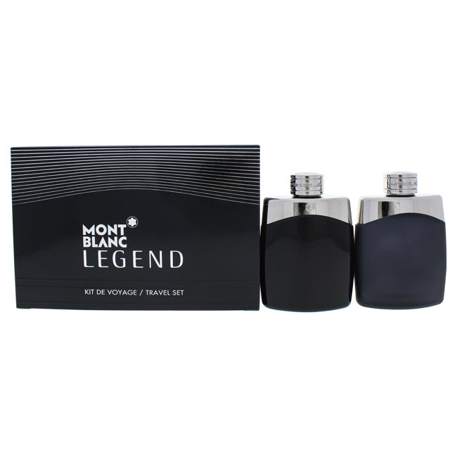Mont Blanc Legend by Mont Blanc for Men - 2 Pc Gift Set 3.3oz EDT Spray, 3.3oz After Shave Lotion