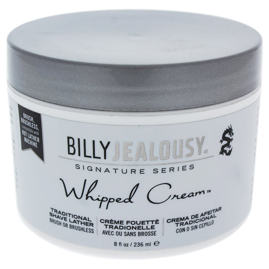 Whipped Cream Traditional Shave Lather by Billy Jealousy for Men - 8 oz Cream