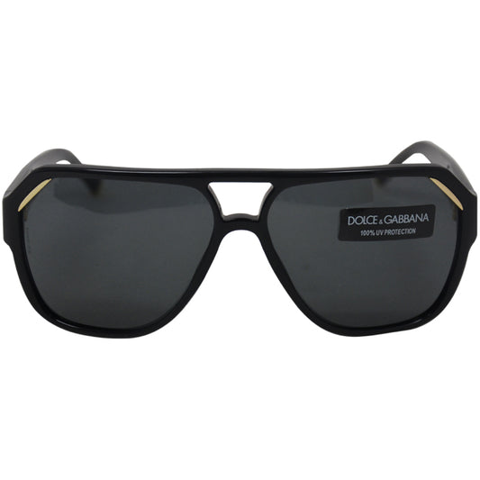 Dolce and Gabbana DG 4138 501-87 Shiny Black by Dolce and Gabbana for Men - 62-14-140 mm Sunglasses