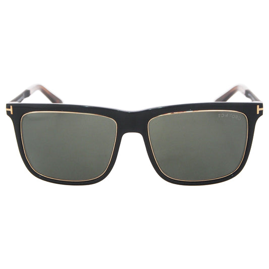 Tom Ford FT0392 01R Karlie - Black-Gold Polarized by Tom Ford for Men - 57-17-140 mm Sunglasses