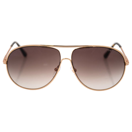Tom Ford FT0450 Cliff 28F - Shiny Rose Gold by Tom Ford for Men - 61-11-140 mm Sunglasses
